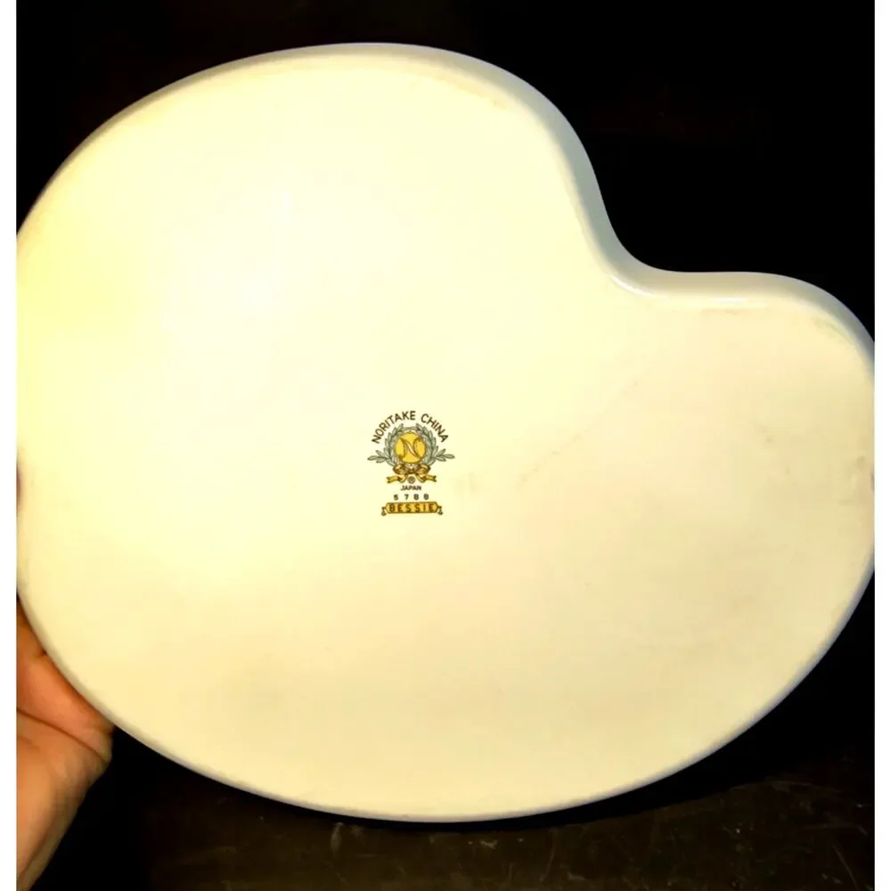 1559. Noritake China Snack Plate Set Bessie 5788